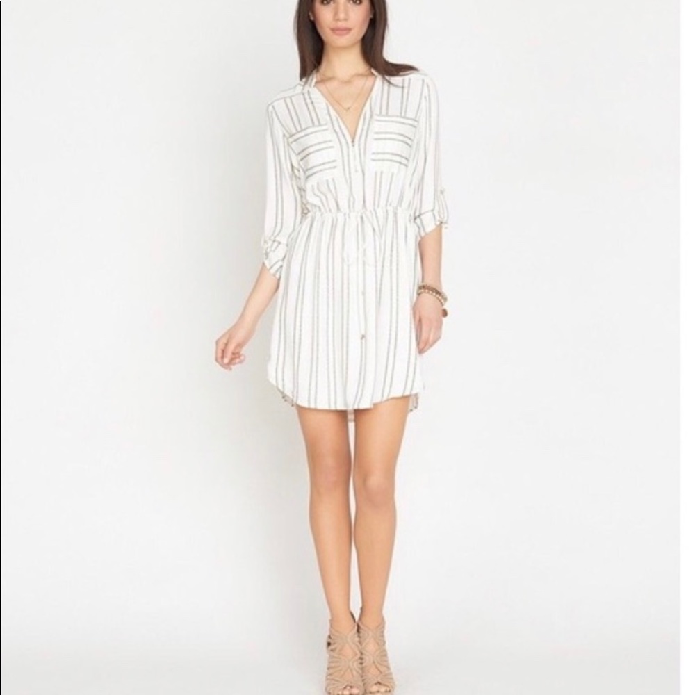 Dynamite Shirt Dress- Small